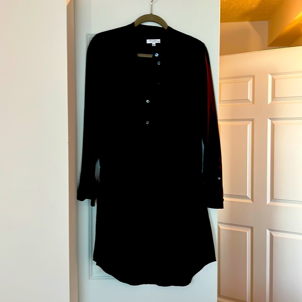 Equipment XS small long sleeve black with elastic waist band